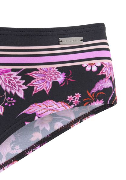 LASCANA Bikini Hose Bohemian Schwarz Pink 34