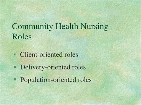 Ppt Community Health Nursing Powerpoint Presentation Free Download Id 1834093