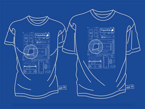 Pk Blueprint Tee By Andrew Millar For Paperkite On Dribbble