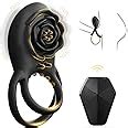 Amazon Vibrating Cock Ring Adult Sex Toys For Men Silicone Penis Ring With Rose Clitoral