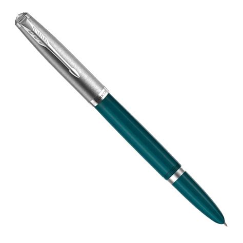 Ручка пір'яна Parker 51 Teal Blue • Краща ціна в Києві, Україні ...