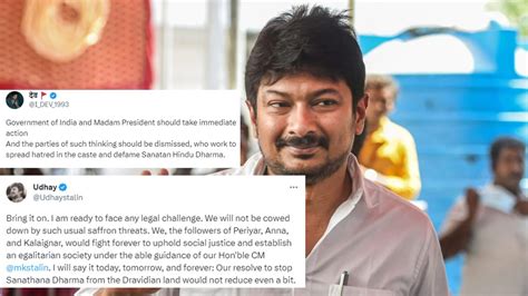 Udhayanidhi Stalin S Statement On Sanatan Dharma Sparks Massive Outrage