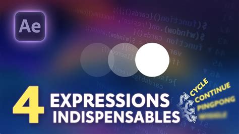 Tuto Expressions De Bases Sur After Effect D Butant Youtube