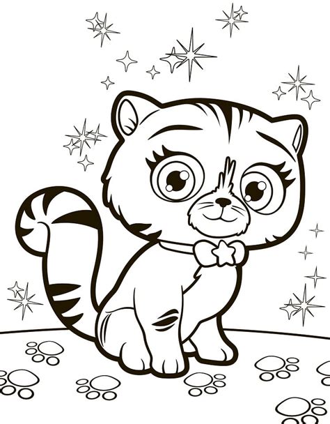 Characters from Little Charmers Coloring Page - Free Printable Coloring ...