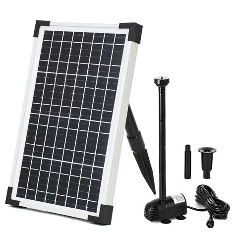 Buy ECO WORTHY Solar Fountain Water Pump Kit 12 W 196GPH 12 Watt