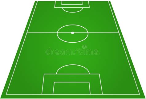 Football Soccer Field Pitch Stock Vector Illustration Of Background