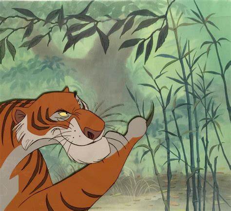 Animation Collection Original Production Cel Of Shere Khan With His