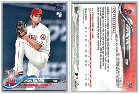 2022 TOPPS UPDATE OVERSIZED ROOKIE REPRINT RC 700 SHOHEI OHTANI 2018 EBay