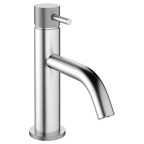 Crosswater MPRO Chrome Monobloc Basin Mixer Tap Knurled Effect