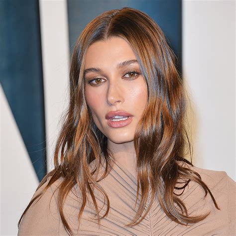 Hailey Bieber Highlights Her Tiny Hip Tattoo In Stunning String Bikini Underwear White Tank Top