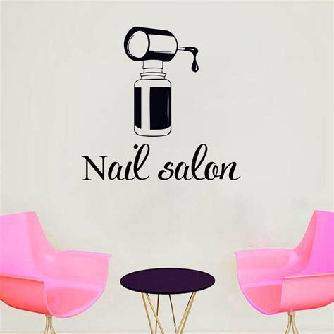 Nail Salonnails Art Manicurewall Decal Window Sticker Beauty Salon