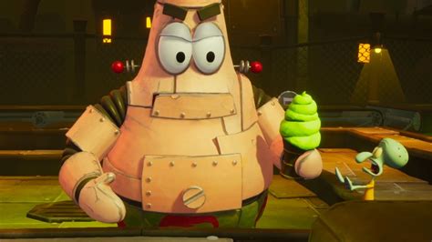 SpongeBob SquarePants Battle For Bikini Bottom Rehydrated Robot Patrick Boss Fight YouTube