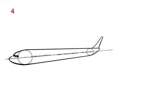 Dibujo de aviones Cómo dibujar un avión paso a paso