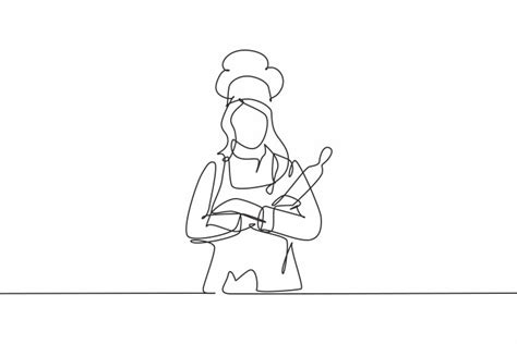 Female Nude Back Continuous Line Drawing Vector Image