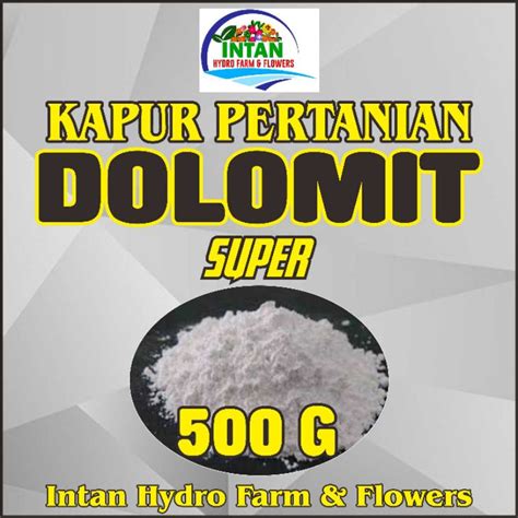 Jual Kapur Pertanian Dolomit Kemasan 500g Shopee Indonesia