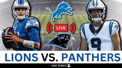 Lions vs. Panthers Live Streaming Scoreboard, Play-By-Play, Game Audio ...