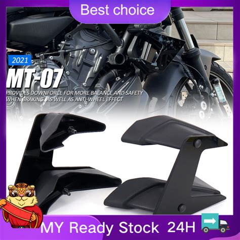 ใหมรถจกรยานยนตอปกรณเสรมสำหรบ Yamaha MT MT MT Front Wing Downforce Naked สปอยเลอร