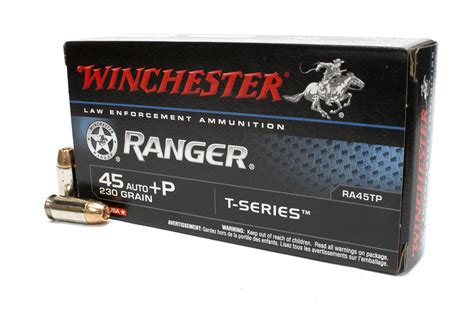 Winchester 45 Acp P 230 Gr Jhp Ranger T Series Police Trade Ammo 50 Box Sportsman S Outdoor