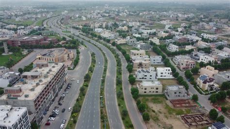 Top view of Lahore City of Punjab Pakistan on November 18, 2023