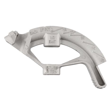 Bosisa 1pc Conduit Hand Bender Tool Manual Bending Head Aluminum For