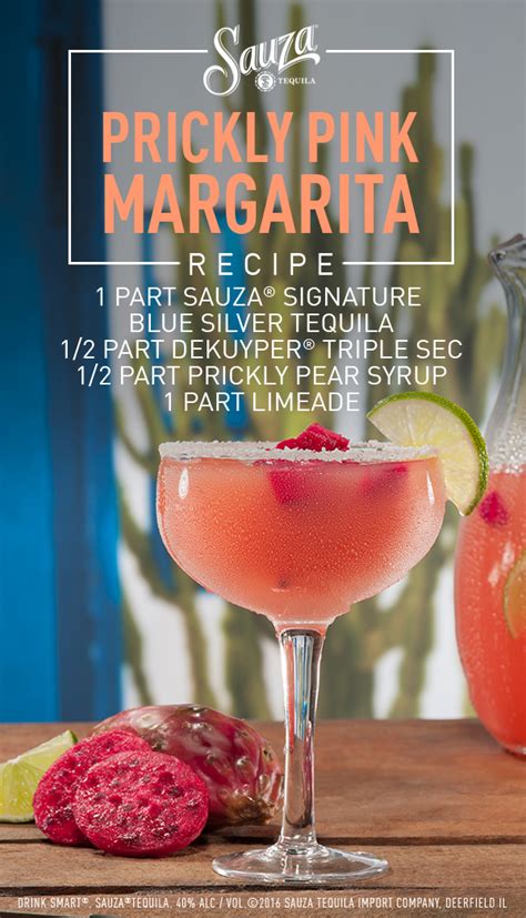 Tickled Pink By The Uniquely Vibrant Prickly Pear This Sauza® Tequila