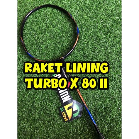 Jual Raket Badminton Lining Turbo X 80 Iii Shopee Indonesia