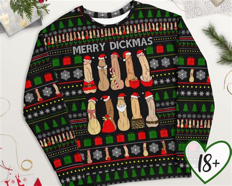 Ugly Christmas Sweater Women Dirty Christmas Sweater Naughty Etsy