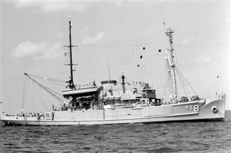 A Starboard View Of The Salvage Ship Uss Preserver Ars During