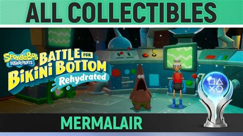 Spongebob Battle For Bikini Bottom Rehydrated Mermalair All Collectibles Youtube