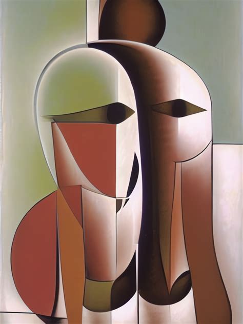 Dbee Cubist Based On Nude Photo Arthub Ai