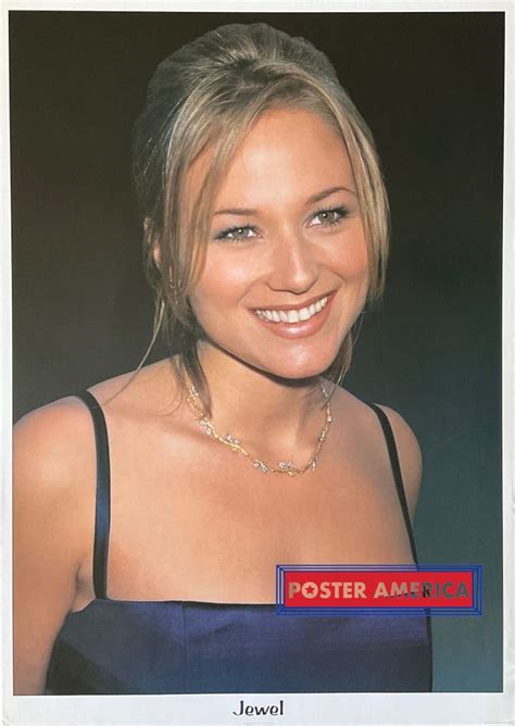 jewel singersongwriter vintage portrait shot poster