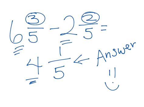 Working Out A Mixed Number Fraction Math Elementary Math 5th Grade Math Adding And