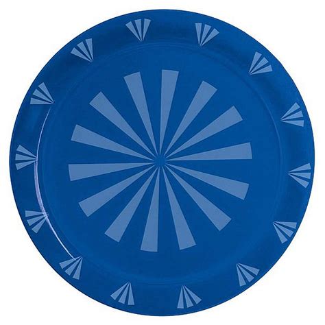 1 Party Essentials 16 Round Tray Royal Blue