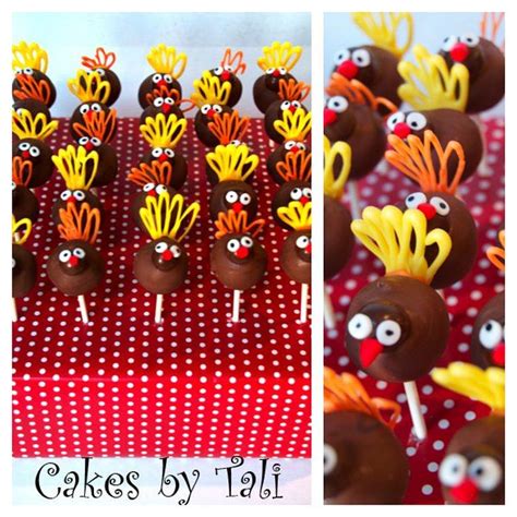 Turkey cake pops! - Decorated Cake by Tali - CakesDecor