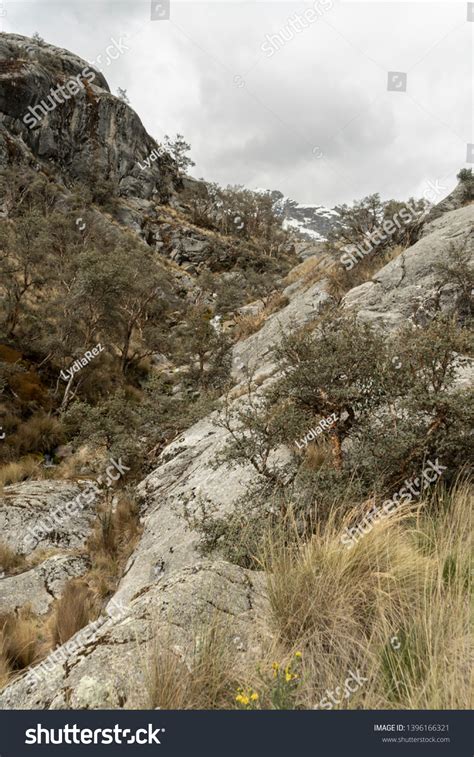 Steep Rock Wall Peruvian Andes During Stock Photo 1396166321 Shutterstock