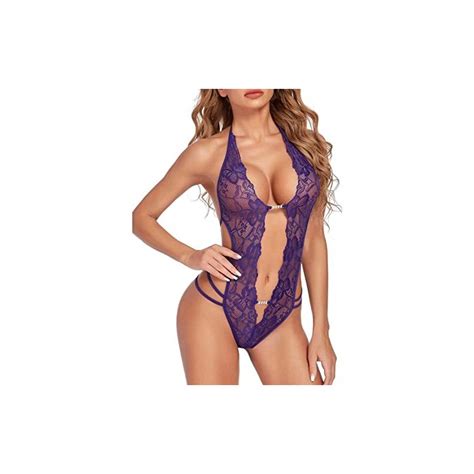 LCpddajlspig Babydoll Donna Sexy Hollow Lingerie Intimo Intimissimi Hot Perizoma Aperto Curvy