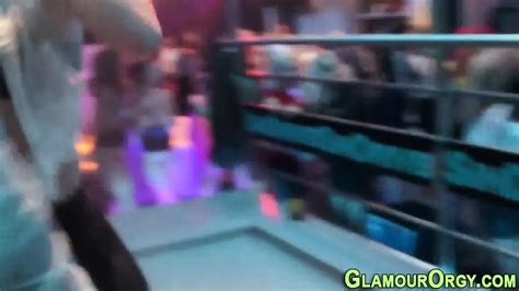 Shower Orgy Babe Swallows