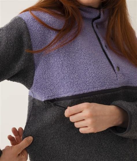 BOOB Wool Pile Maternity Pullover 90 S Lilac Colorwool No