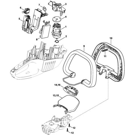 Stihl Hsa Hedge Trimmer Electric Motor Assembly L S Engineers