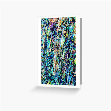 Paua Power Greeting Card For Sale By Shhevaun Redbubble