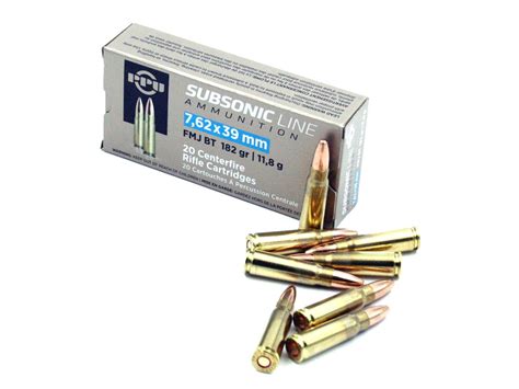 Prvi Partizan 7 62 X 39mm Subsonic M78 FMJ 182gr 20 Stk Waffen