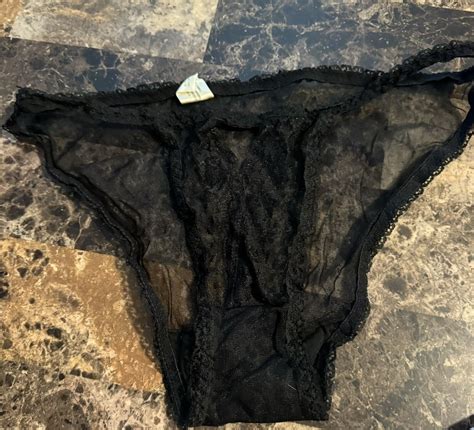 VINTAGE RENE ROFE SHEER STRING BIKINI PANTY SIZE S Gem