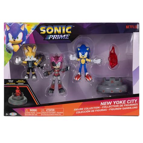 Sonic Prime New Yoke City Set Figures Cm