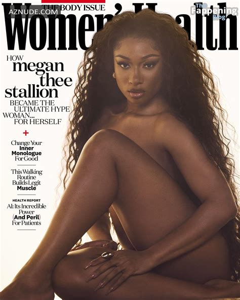 Megan Thee Stallion Sizzling In Nude Womens Health Magazine Cover Shoot