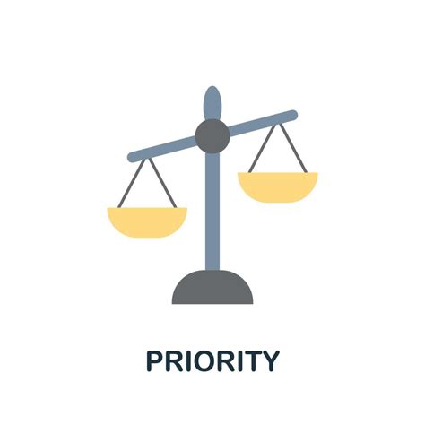 priority flat icon colored sign  machine learning collection