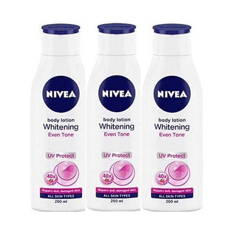 Nivea Body Lotion Whitening Even Tone Uv Protect All Skin Type 200ml