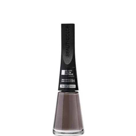 Esmalte Beauty Color Supreme Nude 060 8ml BeautyColor Esmalte Magazine Luiza