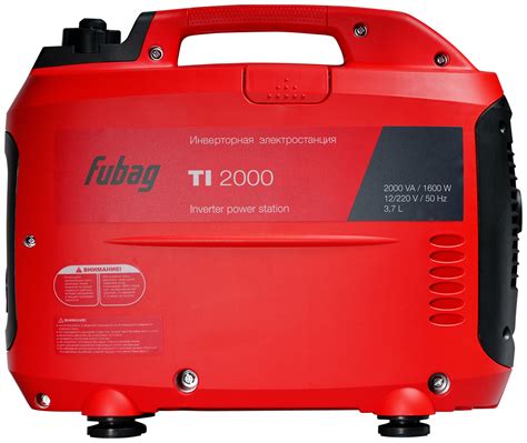 Характеристики модели Бензиновый генератор Fubag TI 2000 (68219), (2000 ...