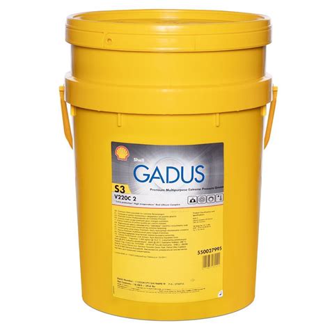 Пластичная смазка Shell Gadus S3 V220 C 2. Ведро 18 кг. Многоцелевая ...