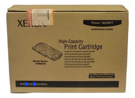 108r00796 Cartucho Toner Preto 3635 | Frete grátis